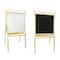 22" Chalkboard & White Erase Board Floor Easel